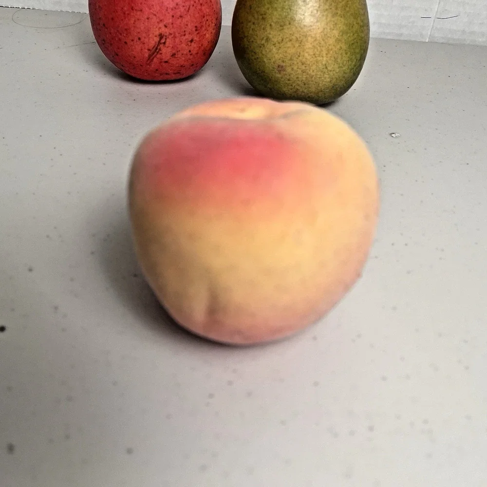 Vintage Faux Food Fruit Display Movie Prop Realistic Display BANANA PEAR PEACH